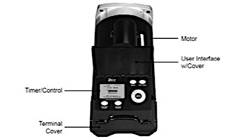 Replacement Square Flange Pool Motor 1.5HP | 230V 56 Frame Full-Rated | Two Speed with Timer B2983T | EB2983T ASB2983T