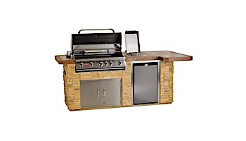 Bull Outdoor Products BBQ Island in Rock | 31015