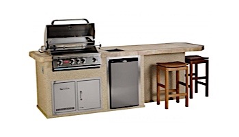 Bull Outdoor Products Culinary Q Island in Stucco | 31045