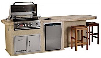 Bull Outdoor Products Culinary Q Island in Stucco | 31045