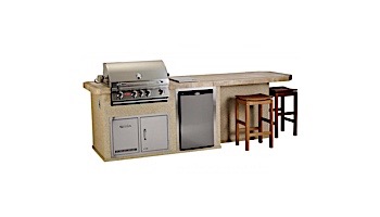 Bull Outdoor Products Culinary Q Island in Stucco | 31045