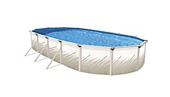 Pretium 18' Round 52" Steel Wall Pool Assy Only w/ Skimmer & Return | Pool Only | PPREGLXDUN-1852SSSTSSFB0-WS