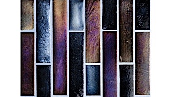 National Pool Tile Oceanscapes 6x12 Vertical Stick Glass | Blackies | OCN-BLACKIES VS6