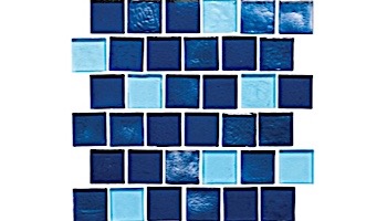 National Pool Tile Aquascapes 1x1 Glass Tile | Azure | OCN-AZURE
