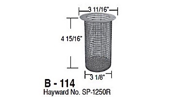 Aladdin Basket for Hayward No. SP-1250R | B-114