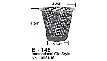 Aladdin Basket for International Old Style No. 10951-15 | B-148