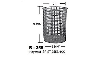 Aladdin Basket for Hayward SP-ST-355SHXX | B-355