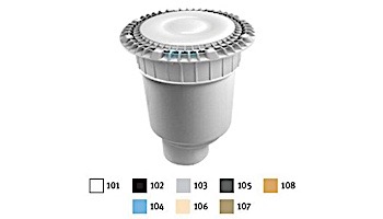 AquaStar 8" Suction Outlet Cover with 4" Spigot | 8AVWR101C