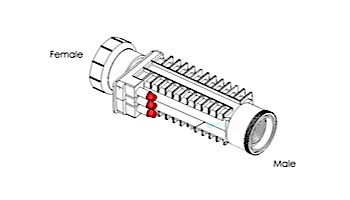 AutoPilot Pool Pilot Professional Male Female Spacer Cell | Commercial Units Only | 938-SC