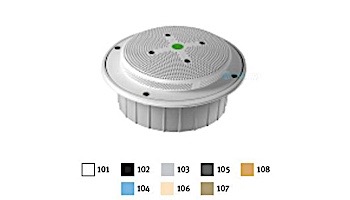 AquaStar 8" Round Hockey Puck Sumpless Suction Outlet Cover with Deep Mud Frame|Sump for Optional Secondary Drain (VGB Series) Light Gray | 8HP103A