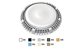 AquaStar 10" Anti-entrapment Suction Outlet Cover | Mud Frame with Solid Riser Ring (VGB Series) | White | 10AVR101