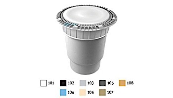AquaStar 10" Round Suction Outlet Cover with Vented Riser Ring with Double Deep Sump Bucket with 6" Spigot (VGB Series) Black | 10AVWR102E
