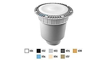 AquaStar 10" Round Suction Outlet Cover | with Solid Riser Ring with Double Deep Sump Bucket with 4"Socket (VGB Series) | Black | 10AVR102D
