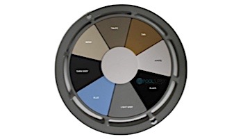 AquaStar 10" Round Debris Catcher Suction Outlet Cover with Double Deep Sump Bucket with 4" Spigot (VGB Series) Light Gray | 10LT103C