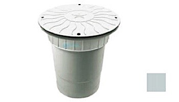 AquaStar 10" Round Debris Catcher Anti-Entrapment Suction Outlet Cover with Double Deep Sump Bucket with 6" Socket  (VGB Series) | White | 10LT101F