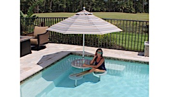 SR Smith Destination Series 16" In-Pool Seat | Gunite Anchor Included | Tan | WS-POOLSEAT-51-C