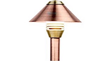 FX Luminaire BD LED Pathlight | Copper Finish | 12" Riser | BD-1LED-12R-CU KIT