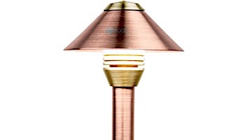 FX Luminaire BD LED Path Light | 1 LED | 12 Riser | Bronze Metallic | BD1LED12RBZ KIT