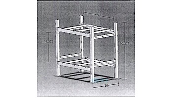 Pentair PowerMax Racking System for model PM1500 and PM1750 | CA001200