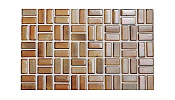 Cepac Tile Serenity Basket Weave Series 0.5x1 Tile | Driftwood | SR3-BW