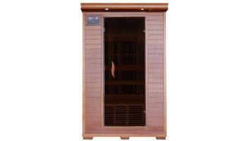 HeatWave Yukon 2-Person Cedar Infrared Sauna with 6 Carbon Heaters | SA1309
