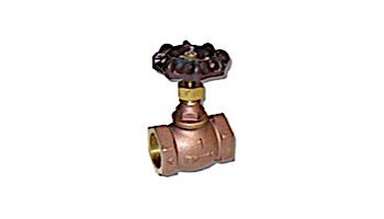 Matco Bronze Globe Valve 1" with Cast Iron Handle | BGV010