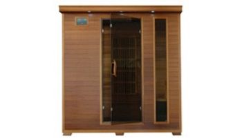 HeatWave Klondike 4-Person Cedar Infrared Sauna with 9 Heaters | SA1318