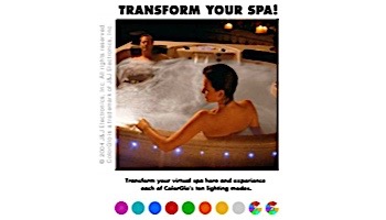 J&J Electronics ColorGlo 9-LED Sparkler Multi-Color Portable Spa Light | LSL-9-1 27042