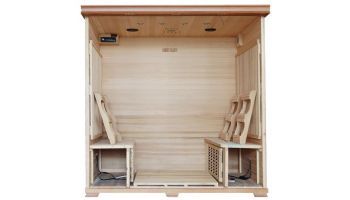 HeatWave Great Bear 6-Person Cedar Infrared Sauna with 10 Carbon Heaters | SA1323