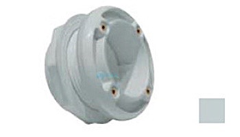 AquaStar 6" Bulkhead Adapter, 2.5" Thread, 2" Socket, with Gaskets and Locking Nut for Fiberglass/Steel | Tan | 6HA25T20S108
