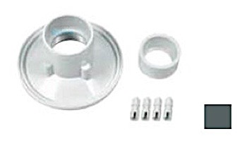 AquaStar Sumpless Bulkhead Fitting with 2" Socket and 1 1/2" Reducer Bushing | Light Gray | RND103