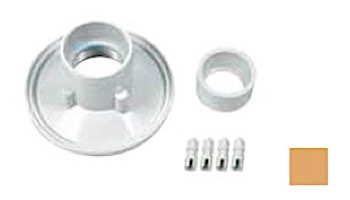 AquaStar Sumpless Bulkhead Fitting with 2" Socket and 1 1/2" Reducer Bushing | Light Gray | RND103