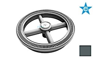 AquaStar 20" Full Circle Suction Outlet Cover and One-Port Manufactured Sump (VGB Series) | Dark Gray | FC105