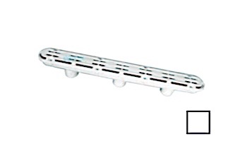 AquaStar 32" Channel Drain with 3 Port PVC Sump|AV Anti-entrapment Suction Outlet Cover (VGB Series) White | 32CDAV101