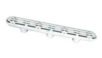 AquaStar 32" Channel Drain with 3 Port PVC Sump|AV Anti-entrapment Suction Outlet Cover (VGB Series) White | 32CDAVP101