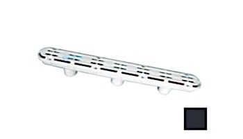 AquaStar 32" Channel Drain with 3 Port PVC Sump|AV Anti-entrapment Suction Outlet Cover (VGB Series) Black | 32CDAV102