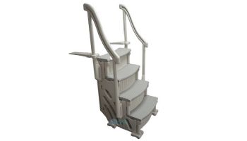 Confer Plastics Confer Curve Above Ground In Pool Step | Warm Gray | CCX-AG