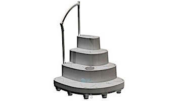 InnovaPlas Wedding Cake III Majestic Above Ground Step with PVC Handrail | W-8000-CS