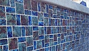 Fujiwa Tile Legacy Random Block Series | Blue Brown Mix  | Legacy-97