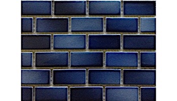 Fujiwa Tile Glasstel Mosaic Series 7/8_quot; x 1-7/8_quot; | Indigo | Glasstel-11