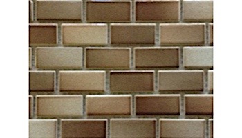 Fujiwa Tile Glasstel Mosaic Series 7/8_quot; x 1-7/8_quot; | Amber | Glasstel-12