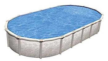 Magnus Hybrid 18'x33' Oval 54" Wall Pool with SS Service Panel Pool | Pool Only | PMAGELL-YE183354RSRSRSB11-TS