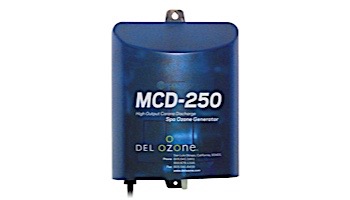 DEL OZONE MCD-250 High-Output Ozone System for Spas | 3,000 Gallons | 120V/240V | Mini Light Cord | MCD-250U-02