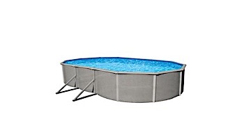Belize 18'x33' Oval Steel Wall Pool 52" Tall without Liner | NB2536