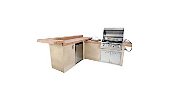 Lion Premium Grill Islands American Q with Stucco Propane | 90118LP