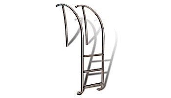 SR Smith Artisan Series 24" 3-Step Ladder | .065 Thickness 316L Stainless Steel 1.90" OD Marine Grade | ART-1003-MG