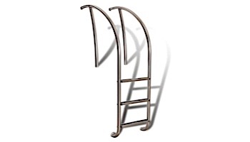 SR Smith Artisan Series 24" 3-Step Ladder | .065 Thickness 316L Stainless Steel 1.90" OD Marine Grade | ART-1003-MG