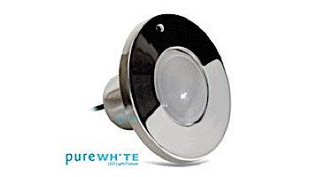 Jandy White Pool Light for Inground Spas with Stainless Steel Facering | 100W 120V 50 ft Cord | WSHV100WS50