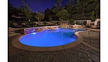 J&J Electronics ColorSplash XG Series Color LED Pool Light | 120V 30' Cord | LPL-F2C-120-30-P