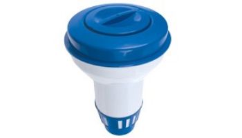 Blue & White High Capacity Floating Chlorinator Dispenser for 3" Tabs  | 58470-110-700